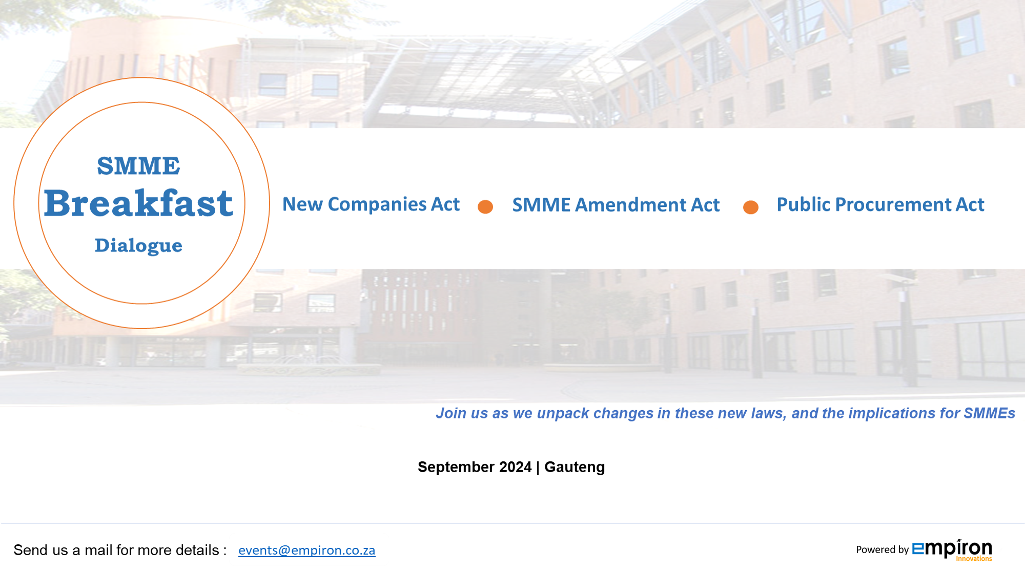 2.SMMEs Business Breakfast.2024